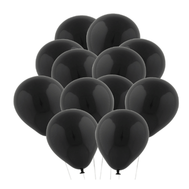 Black Latex Balloons (48 total balloons in 2 bags) 16¢ each